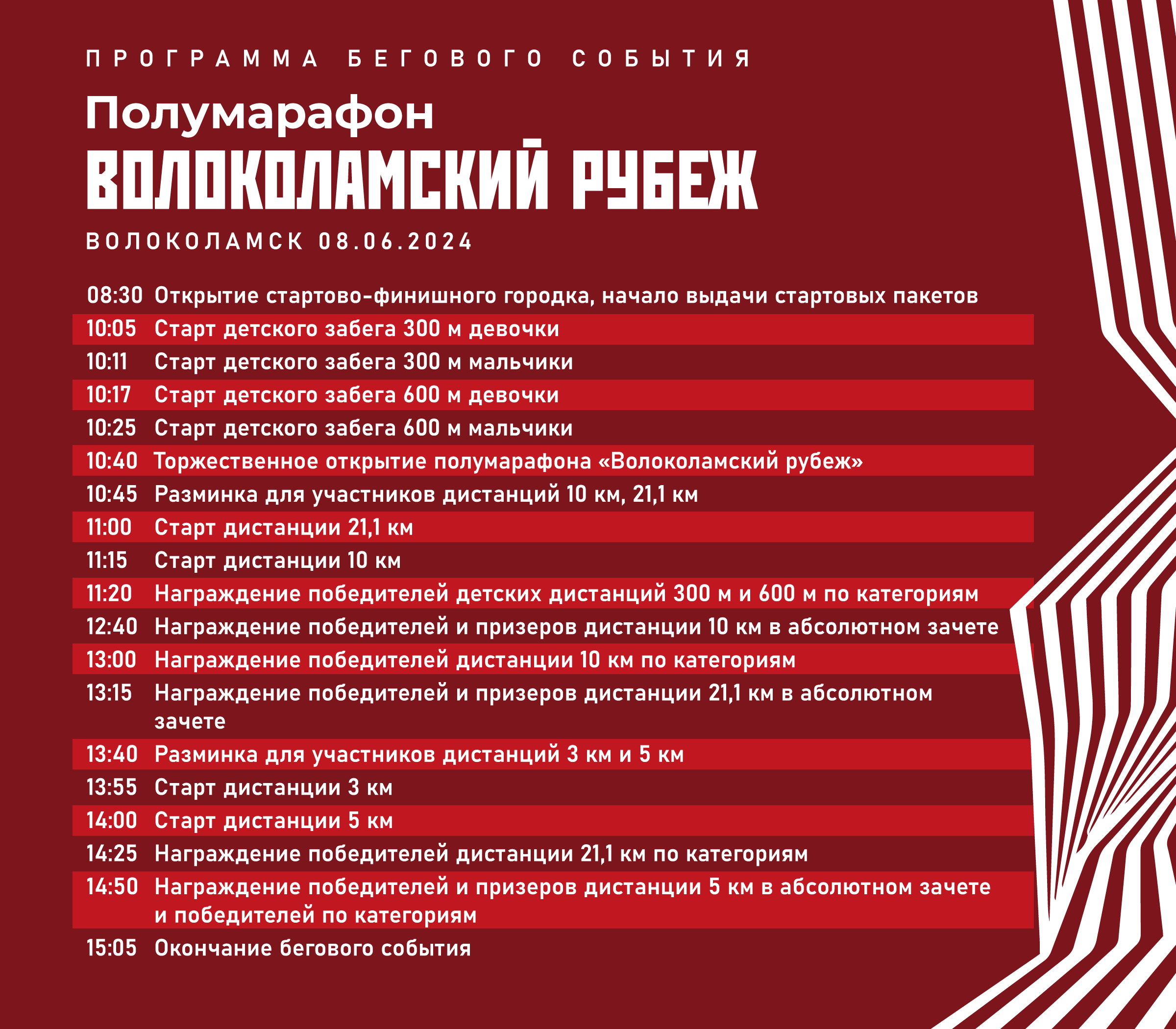 Полумарафон «Волоколамский рубеж» - 2024