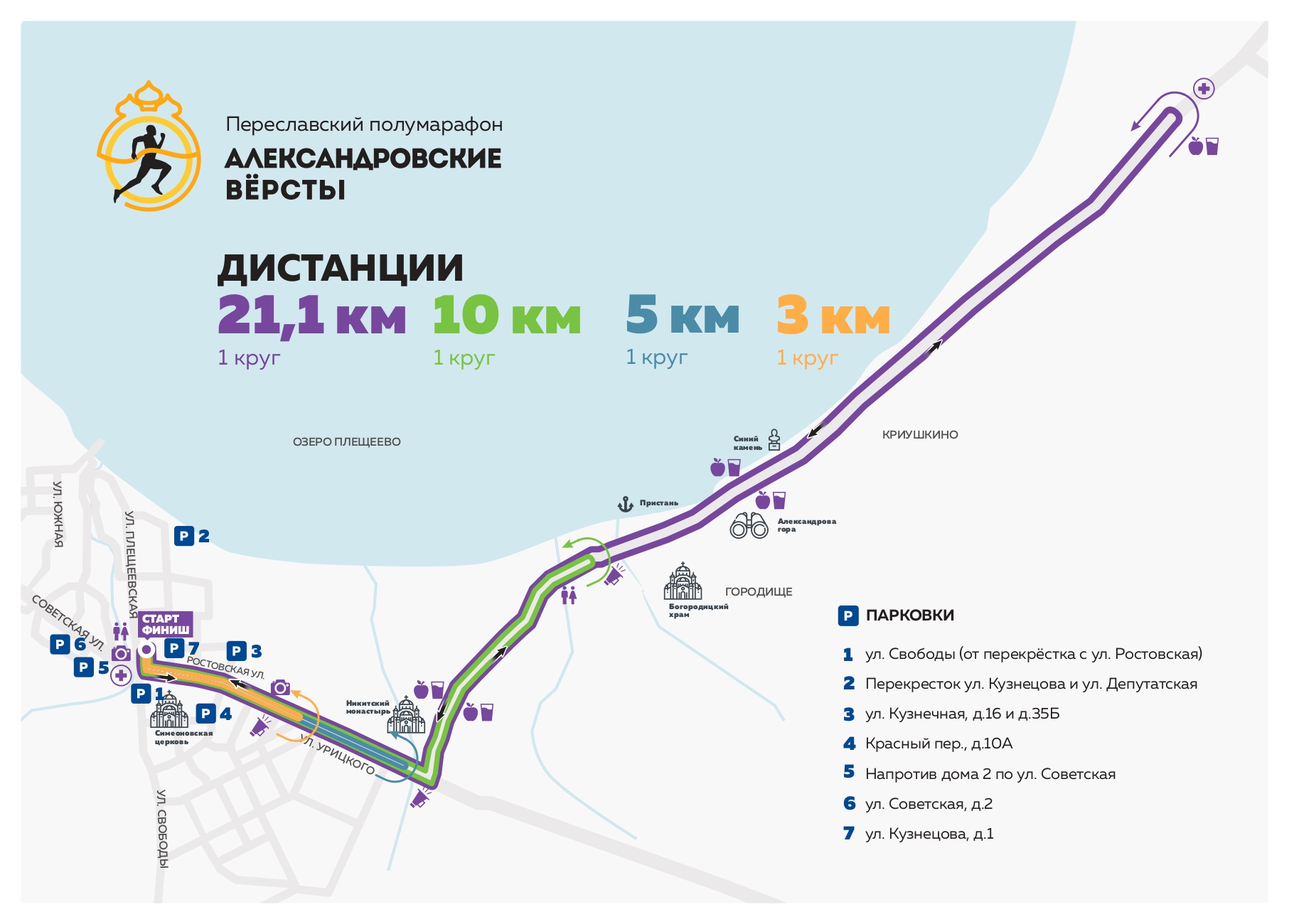 Переславский полумарафон «Александровские вёрсты» – 2022