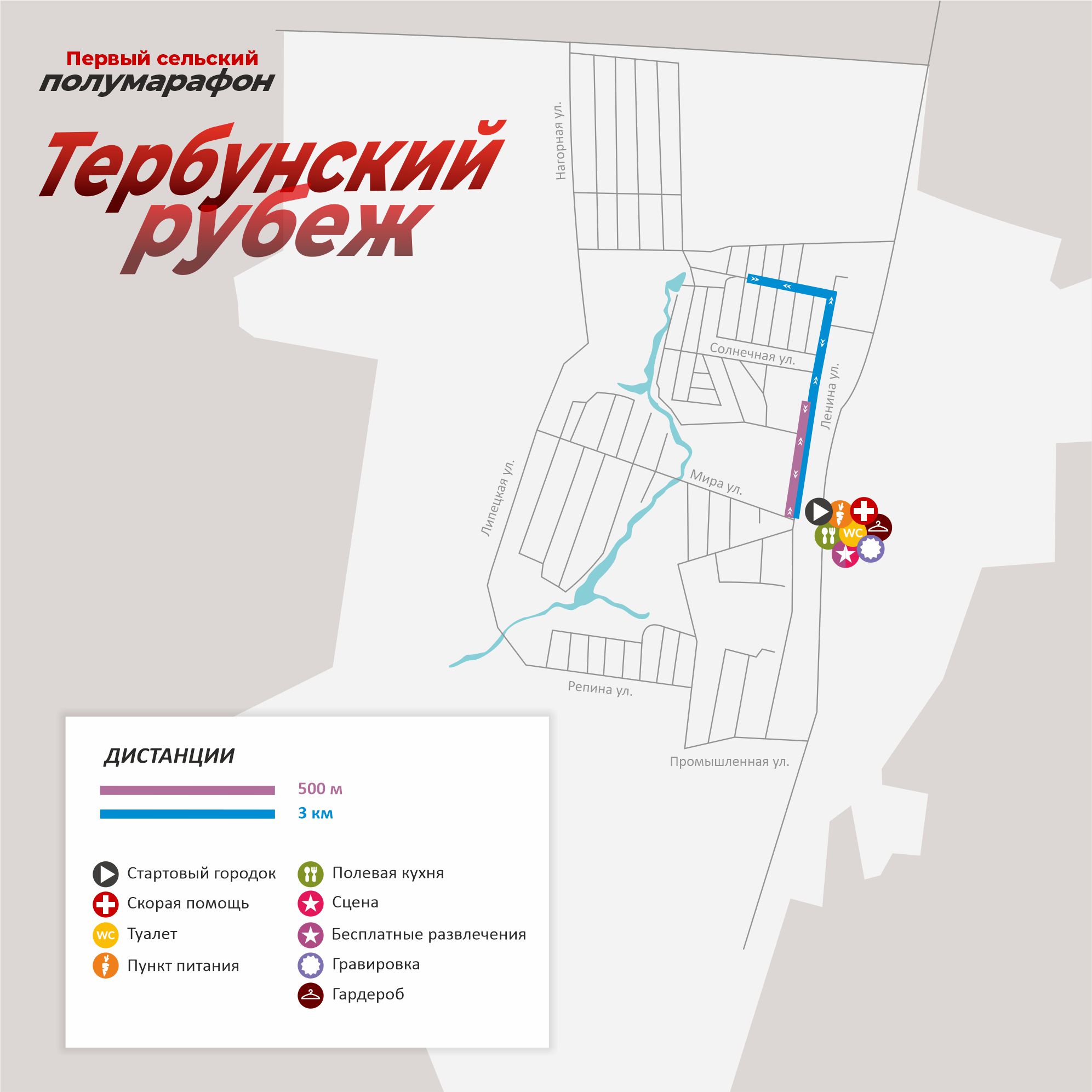 Тербунский рубеж карта