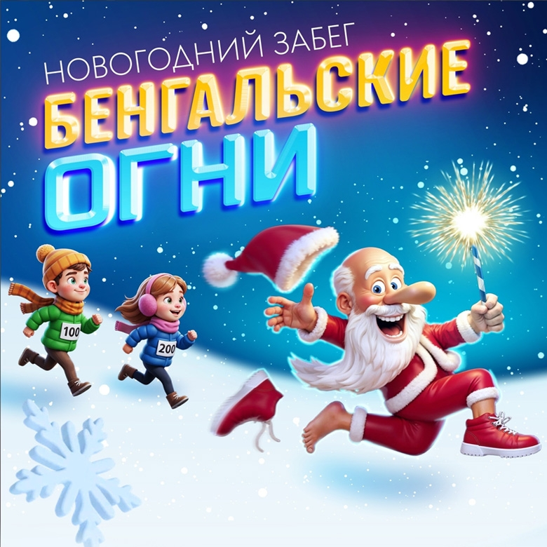 XI Новогодний легкоатлетический забег «Бенгальские огни» — Череповец